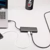 Lindy DST-Mini USB-C nešiojamojo kompiuterio mini dokinė stotelė su 4K palaikymu ir 100 W pralaidžiu įkrovimu