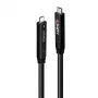 Lindy 10m USB 3.2 Gen 1 ir DP 1.4 Type C hibridinis kabelis, 10 m, USB C, USB C, USB 3.2 Gen 1 (3.1 Gen 1), juoda