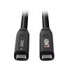 Lindy 10m USB 3.2 Gen 1 ir DP 1.4 Type C hibridinis kabelis, 10 m, USB C, USB C, USB 3.2 Gen 1 (3.1 Gen 1), juoda