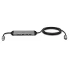 Lindy DST-Micro 140, USB-C nešiojamojo kompiuterio mikro prijungimo stotelė su 4K palaikymu ir 1,4 m 60 W įkrovimo kabeliu