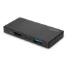 Lindy DST-Micro, USB-C nešiojamojo kompiuterio mikro prijungimo stotelė su 4K palaikymu ir 100 W pralaidiniu įkrovimu