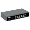 Intellinet 5 prievadų gigabitinis komutatorius su PoE perdavimu, vienas IEEE 802.3bt (PoE++ / 4PPoE) PD PoE prievadas su 95 W galios įvestimi, keturi PSE PoE prievadai, PoE galios biudžetas iki 65 W, IEEE 802.3at/af atitinkantis išėjimas, stalinis, su galimybe tvirtinti prie sienos