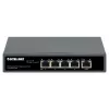 Intellinet 5 prievadų gigabitinis komutatorius su PoE perdavimu, vienas IEEE 802.3bt (PoE++ / 4PPoE) PD PoE prievadas su 95 W galios įvestimi, keturi PSE PoE prievadai, PoE galios biudžetas iki 65 W, IEEE 802.3at/af atitinkantis išėjimas, stalinis, su galimybe tvirtinti prie sienos
