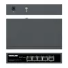 Intellinet 5 prievadų gigabitinis komutatorius su PoE perdavimu, vienas IEEE 802.3bt (PoE++ / 4PPoE) PD PoE prievadas su 95 W galios įvestimi, keturi PSE PoE prievadai, PoE galios biudžetas iki 65 W, IEEE 802.3at/af atitinkantis išėjimas, stalinis, su galimybe tvirtinti prie sienos