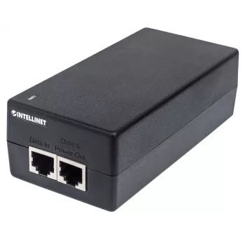 Intellinet Gigabit Ultra PoE+ Injectorius, 1 x 60 W prievadas, atitinka IEEE 802.3bt ir IEEE 802.3at/af, plastikinis korpusas