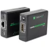 AV siųstuvas ir imtuvas TECHLY IDATA EXT-E70 — HDMI ilgintuvas per Cat6/6a/7 kabelį, Full HD 1920x1080, 60 m, 10,2 Gbit/s, HDCP, juodas