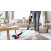 Bosch BBS711ANM belaidis dulkių siurblys / elektrinė šluota Baterija Sausas Be maišelio 0,3 l Juoda, Raudona, Nerūdijantis plienas