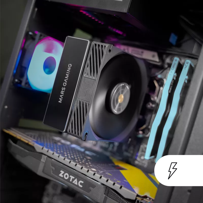 Mars Gaming MCPU-X4 procesoriaus oro aušintuvas 12 cm juodas 1 vnt.