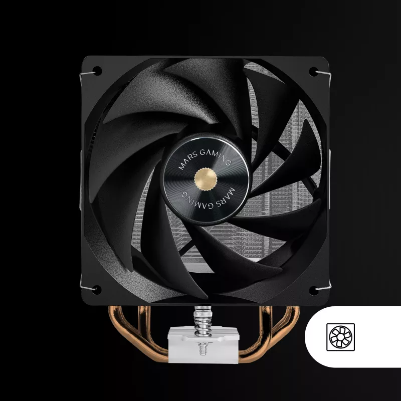 Mars Gaming MCPU-X4 procesoriaus oro aušintuvas 12 cm juodas 1 vnt.