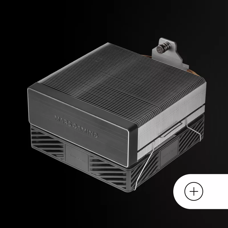 Mars Gaming MCPU-X4 procesoriaus oro aušintuvas 12 cm juodas 1 vnt.
