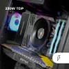 Mars Gaming MCPU-X4 procesoriaus oro aušintuvas 12 cm juodas 1 vnt.