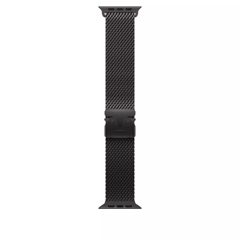 APPLE 49 mm juodas titano „Milanese Loop“ – S