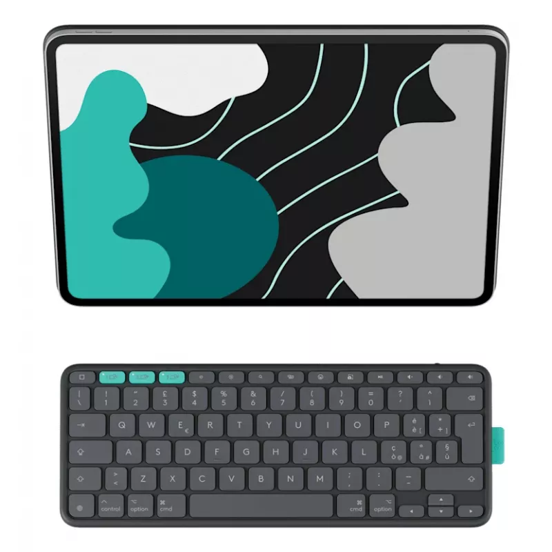 LOGITECH Flip Folio Graphite - iPad Pro 13-in (M4) iPad Air 13-in (M2 & M3) Qwerty UK