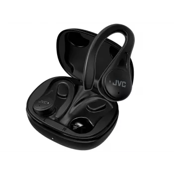 JVC Sports TWS Juoda, True Wireless Stereo (TWS), 20 - 20000 Hz, skambučiai / muzika, 6,8 g, ausinės, juoda
