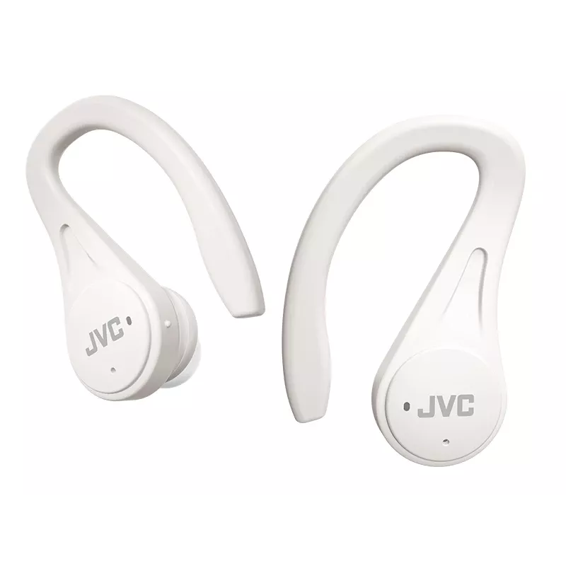 JVC Sports TWS baltos, True Wireless Stereo (TWS), 20–20000 Hz, skambučiams/muzikai, 6,8 g, ausinės, baltos