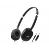 JVC HA-S160M ausinės, binaurinės, laidinės, 3,5 mm, 1,2 m kabelis, neodiminiai 30 mm garsiakalbiai, 12–24000 Hz, 32 Ω, juodos