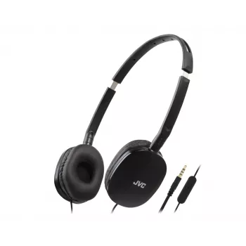 JVC HA-S160M ausinės, binaurinės, laidinės, 3,5 mm, 1,2 m kabelis, neodiminiai 30 mm garsiakalbiai, 12–24000 Hz, 32 Ω, juodos
