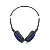 Laidinės ant galvos uždedamos ausinės JVC HA-S160M-AU, binauralinės, 3 cm tvarkyklės, 12–24000 Hz, 32 Ω, 1,2 m kabelis, mėlynos