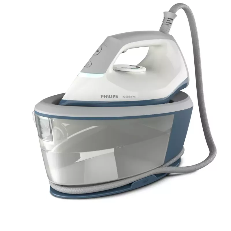 Garų generatorius Philips PSG2000/20, 2400 W, 6 bar, 1,4 L bakelis, 110 g/min nuolatinis, 300 g/min garų smūgis, keraminis padas