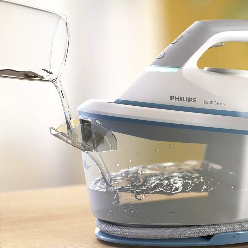 Garų generatorius Philips PSG2000/20, 2400 W, 6 bar, 1,4 L bakelis, 110 g/min nuolatinis, 300 g/min garų smūgis, keraminis padas
