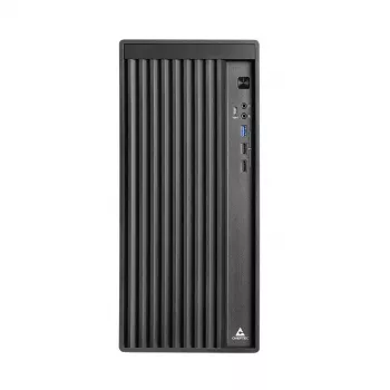 PC korpusas CHIEFTEC BS-20B-OP Midi Tower, juodas, microATX/Mini-ITX, 2x 3,5 col., maks. GPU 27 cm, 1x 5,25 col. lizdas, USB-C