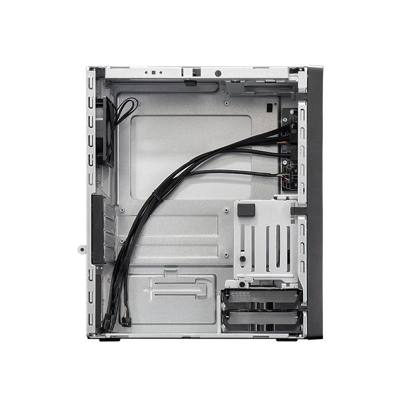 PC korpusas CHIEFTEC BS-20B-OP Midi Tower, juodas, microATX/Mini-ITX, 2x 3,5 col., maks. GPU 27 cm, 1x 5,25 col. lizdas, USB-C