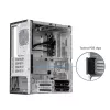 PC korpusas CHIEFTEC BS-20B-OP Midi Tower, juodas, microATX/Mini-ITX, 2x 3,5 col., maks. GPU 27 cm, 1x 5,25 col. lizdas, USB-C