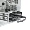 PC korpusas CHIEFTEC BS-20B-OP Midi Tower, juodas, microATX/Mini-ITX, 2x 3,5 col., maks. GPU 27 cm, 1x 5,25 col. lizdas, USB-C