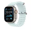 APPLE 49 mm Ice Mėlyna Ocean Band prailginimas - natūralios titano apdailos