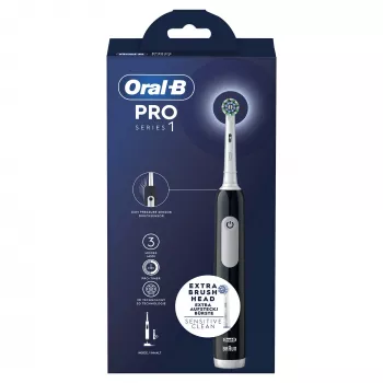 Oral-B Pro Series 1 suaugusiųjų osciliacinis dantų šepetėlis Juoda, Balta