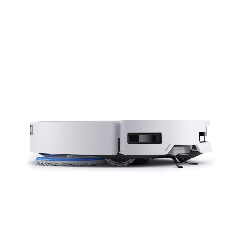 Robotas dulkių siurblys Ecovacs Deebot T50 Pro Omni — 185 min. veikimo laikas, 6400 mAh baterija, 3 L bazės dulkių talpa, D-ToF lidar navigacija, šlapias valymas, 9 mm įveikiama kliūtis
