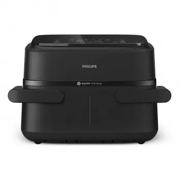 Philips 1000 serija NA150/00 gruzdintuvė Dviguba 7 L Laisvai pastatoma 2450 W Karšto oro gruzdintuvė Juoda