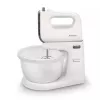 Philips 5000 serijos HR3745/00 rankinis maišytuvas su stovu ir dubeniu, 450 W, pilka/baltas