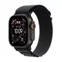 Išmanusis laikrodis Apple Watch Ultra 3 GPS + Cellular 49mm juodo titano korpusas su juodu Alpine Loop vidutiniu dirželiu