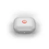 Belaidės į ausis įdedamos ausinės Motorola Moto Buds — Coral, Bluetooth 5.3, ANC, Dolby Atmos, 9 h atkūrimo (42 h su dėklu)