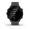 Išmanusis laikrodis GARMIN Forerunner 55, apvalus 42 mm korpusas, pilkos spalvos, silikoninis dirželis, GPS/GLONASS/Galileo, 5 ATM atsparumas vandeniui