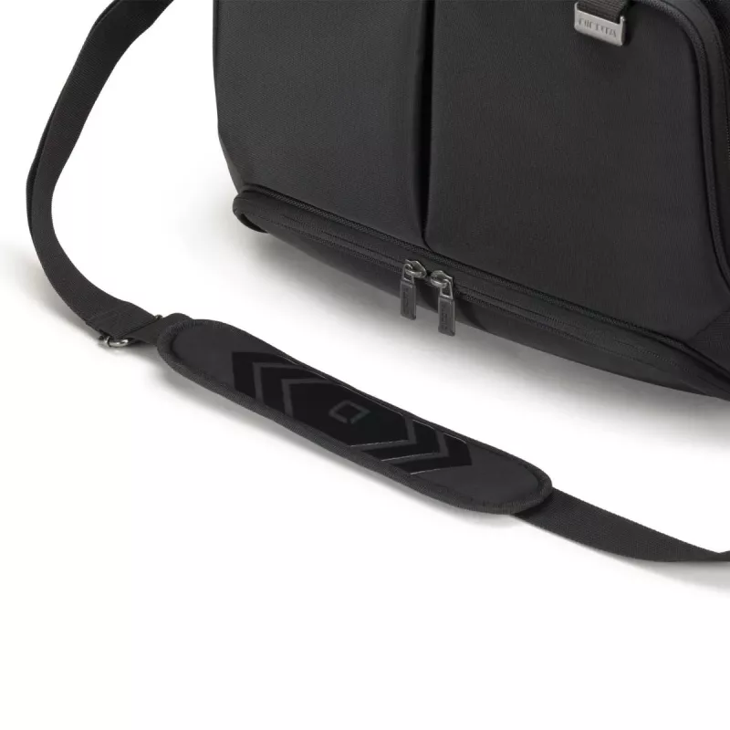 DICOTA Top Traveller Pro - 12-14,1 col. Nešiojamojo kompiuterio dėklas - Juodas / 1680d Rpet poliesteris