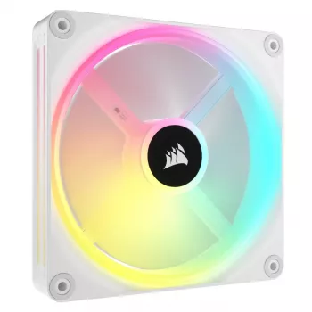 CORSAIR Qx RGB Series Icue Link Qx140 RGB White140mm Magnetic Dome RGB ventiliatoriaus plėtimo rinkinys