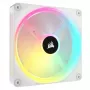 CORSAIR Qx RGB Series Icue Link Qx140 RGB White140mm Magnetic Dome RGB ventiliatoriaus plėtimo rinkinys