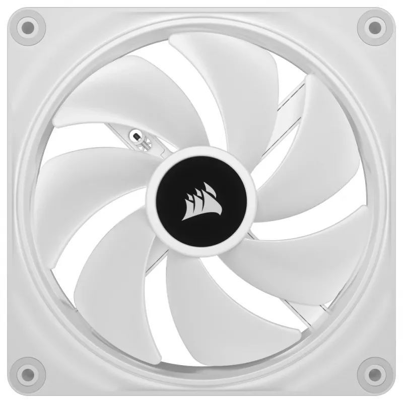 CORSAIR Qx RGB Series Icue Link Qx140 RGB White140mm Magnetic Dome RGB ventiliatoriaus plėtimo rinkinys