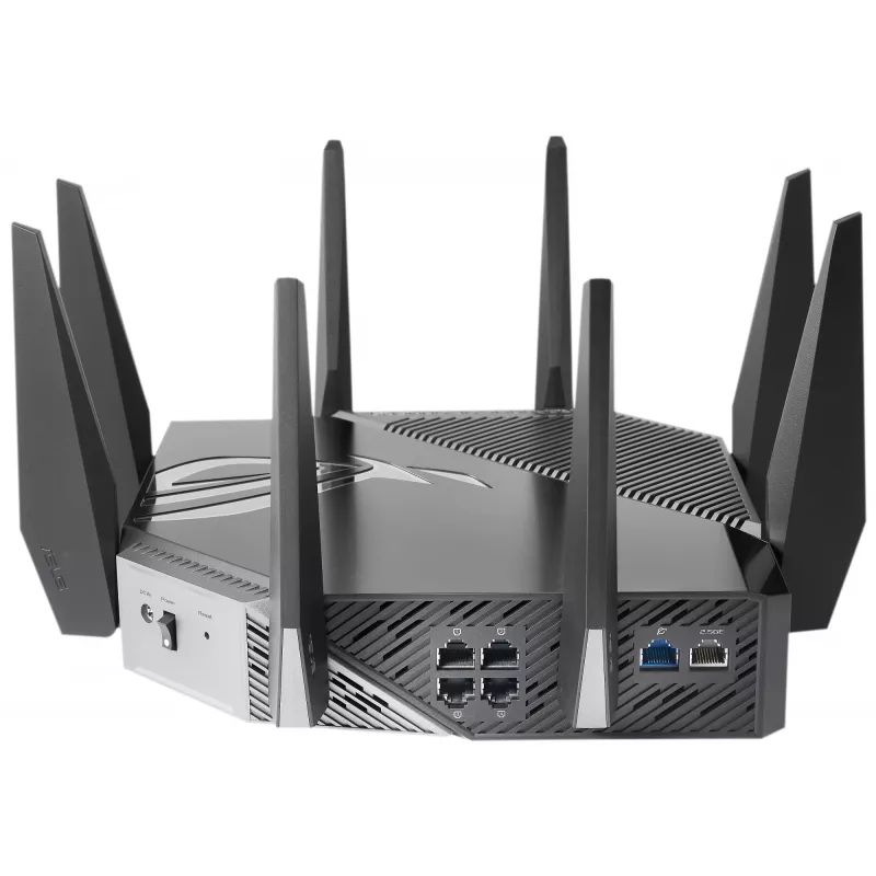ASUS GT-AXE11000 belaidis maršrutizatorius Gigabit Ethernet Triju juostų (2,4 GHz / 5 GHz / 6 GHz) Juoda