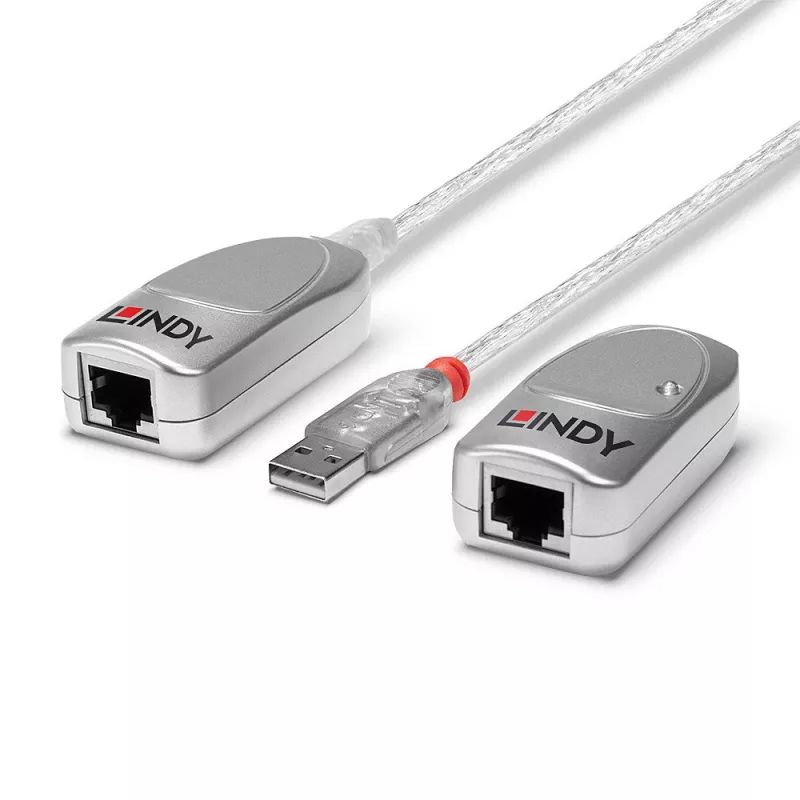 Lindy 50 m USB 1.1 Cat.6 prailgintuvas