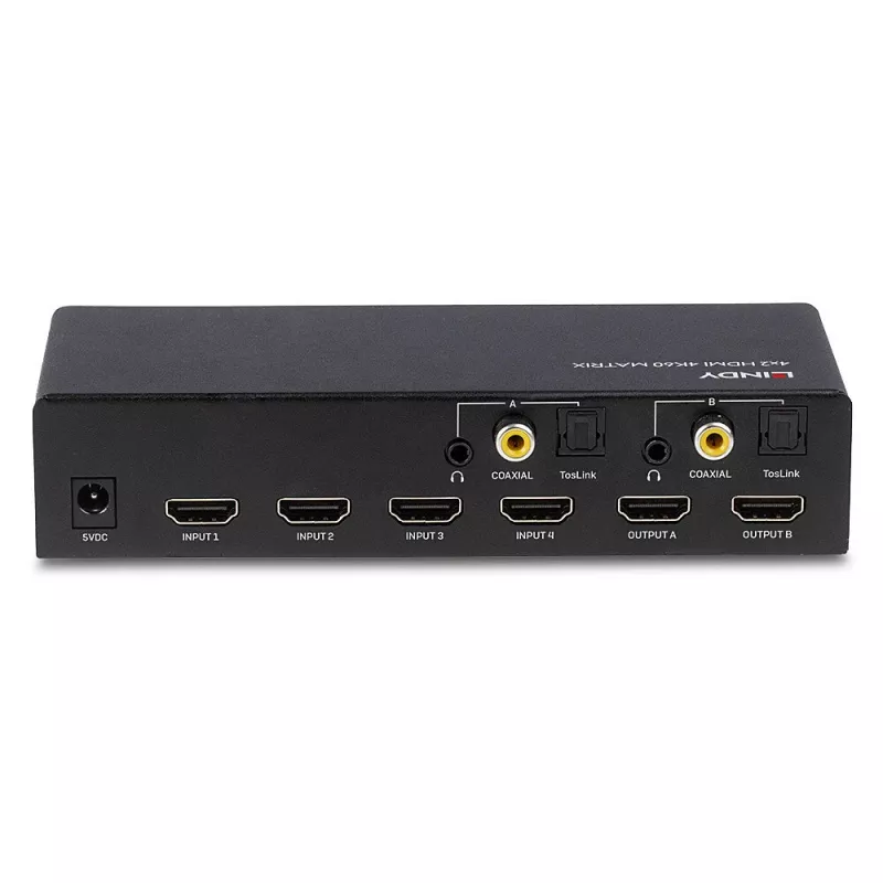 AV matricos perjungiklis Lindy 4x2 HDMI 4K60 Matrix