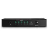 Lindy 5 prievadų HDMI 18G jungiklis, HDMI, metalas, juodas, 18 Gbit/s, RF, 4K Ultra HD