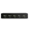 Lindy 5 prievadų HDMI 18G jungiklis, HDMI, metalas, juodas, 18 Gbit/s, RF, 4K Ultra HD