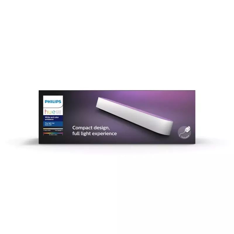 Išmanioji stalinė lempa „Philips Hue White and colour ambience Play“ šviesos juosta
