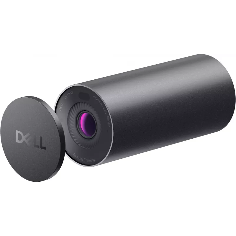 DELL UltraSharp Webcam, 8.3 MP, 3840 x 2160 pikselių, Full HD, 60 fps, 5x, USB