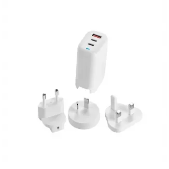 Kroviklis Acer GaN Tech 65W-19V universalus vidaus AC baltas USB Type-C