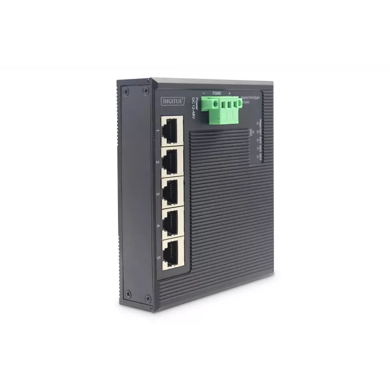 Nevaldomas komutatorius Digitus DN-651126 5 prievadų Gigabit Ethernet