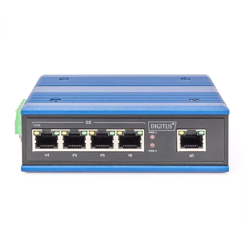 Tinklo komutatorius Digitus DN-651118 4 prievadų Gigabitinis nevaldomas